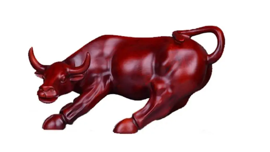 

Imitation Redwood OX cattle ROD wood Gifts Modern Point Home Handicraft craft decorations cculpture statueStatue Sculpture