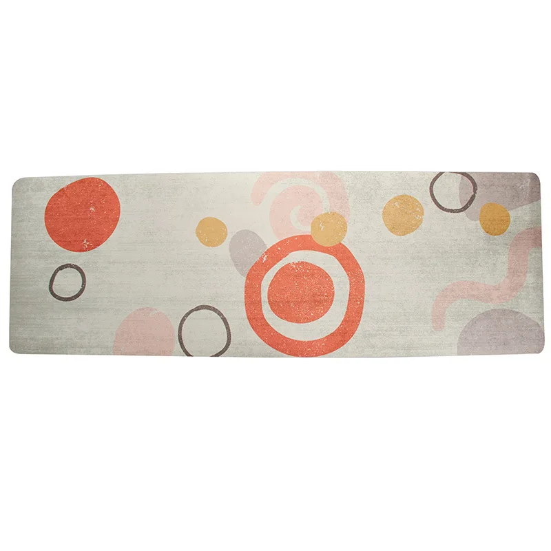 

Portable Antiskid Printed Suede Pilates Yoga Mats Microfiber Professional Fitness Beach Blanket