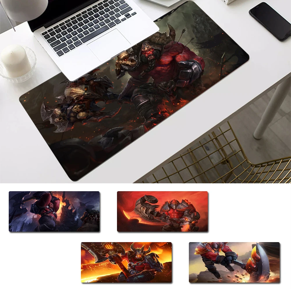

Luxury Dota 2 Axe Gaming Mouse Pad Gamer Keyboard Maus Pad Desk Mouse Mat Game Accessories For Overwatch