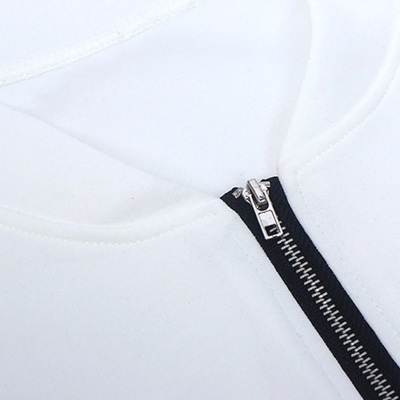 

Bigsweety Women Jackets And Coats Spring Autumn Long Lace Sleeve Casual Basic Jacket Female Outwear Zipper Fashion Slim Tops