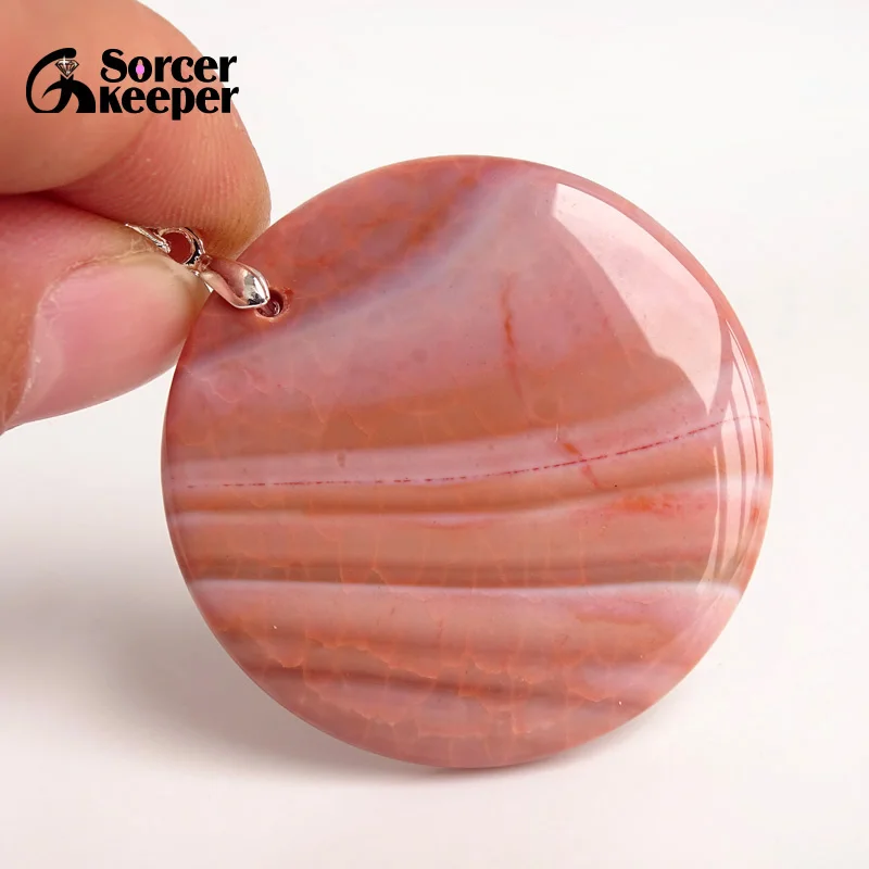 Высокое качество Pendentif настоящий натуральный красный ботсванские Агаты цепи с