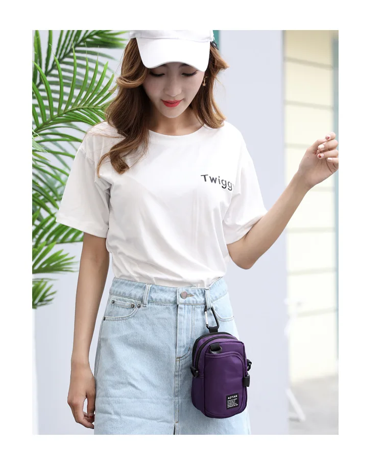 

waist packs bag men male man ladies lady female women woman unisex student outdoor crossbody shoulder mobile phone bags nylon