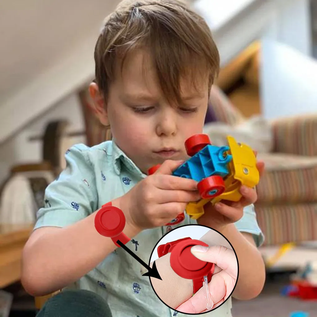 Adult Kid Liquid Wristband Hand Dispenser Handwash Gel Quick Dry With Whole Sanitizing For Home Travel Instant Cleaning | Спорт и