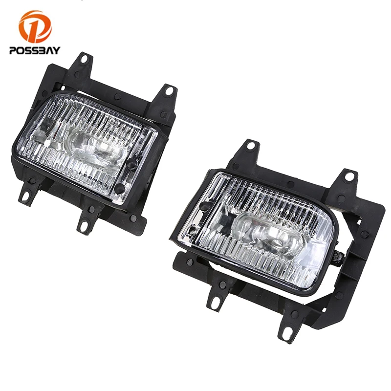 

POSSBAY Car Front Bumper Fog Light Housing Without H3 Bulbs External Lights for BMW E30 318i 318is 325i 325is Pre-facelift 85-93
