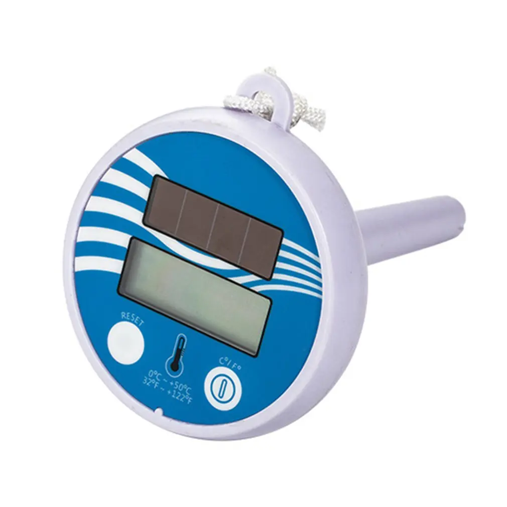 Водонепроницаемый термометр с цифровым ЖК-дисплеем беспроводной солнечной