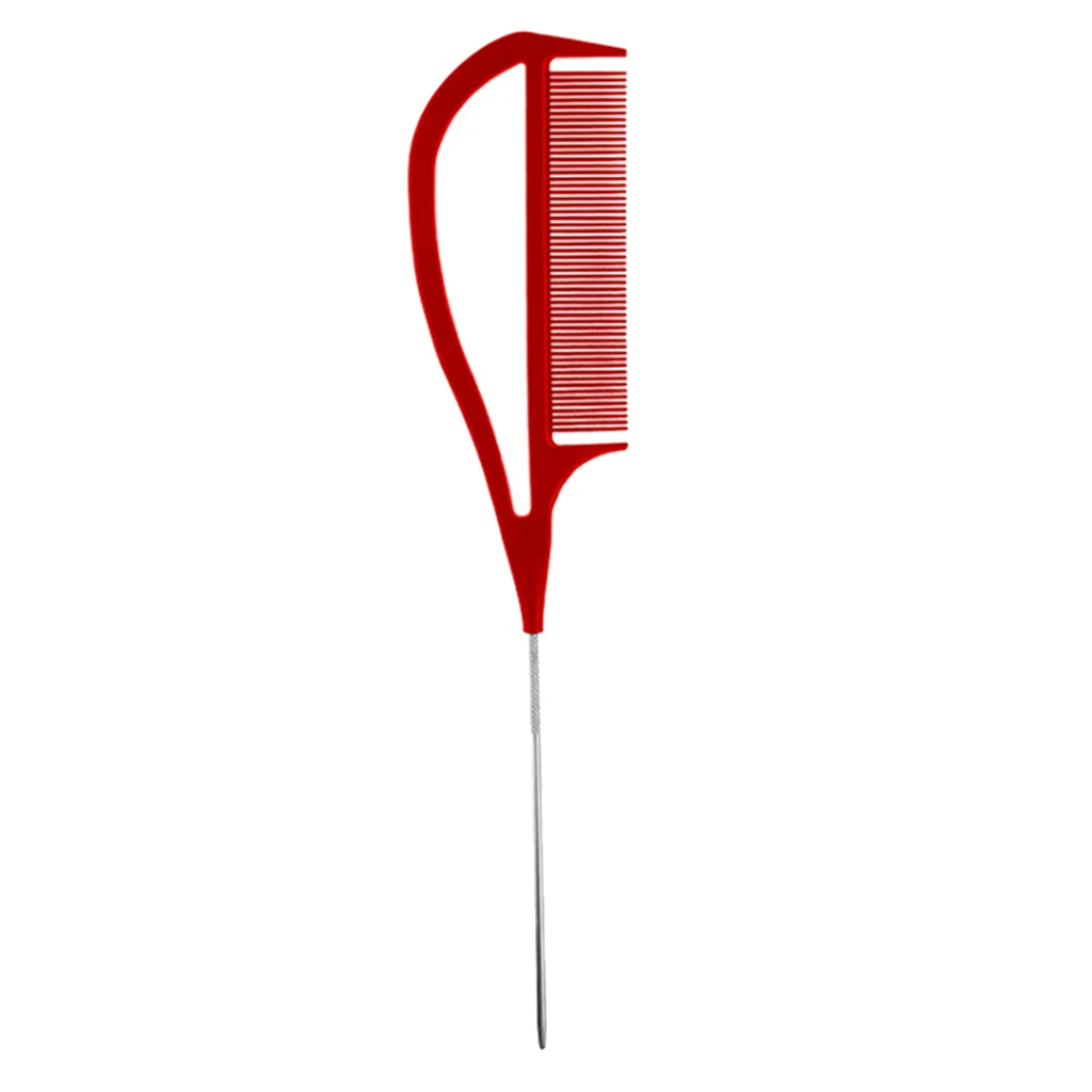 Гребень для парикмахеров металлическая заколка-гребень хвоста крысиного 7