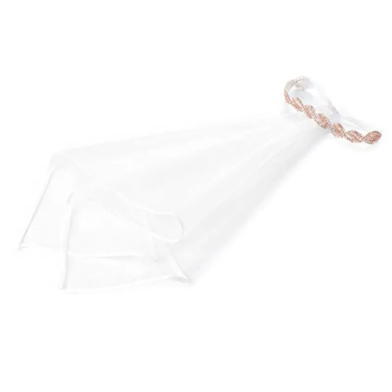 

J60E Women Wedding Party Veil Charm Lady Bridal Veils Bride Shower Gifts Bachelorette Favor Engagement Decorations Headdress