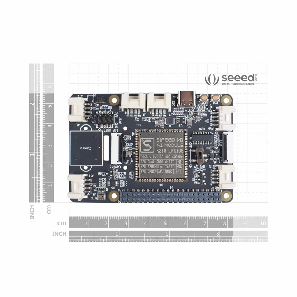 Гроув AI HAT Raspberry Pi Edge Computing Плата расширения бортовой sipeed K210 для Rasperry pi 3B/3B +/4B|Детали