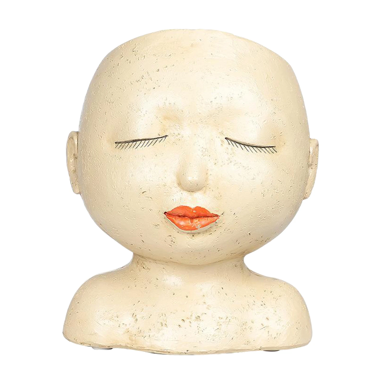 

Новинка ящик для комнатных растений, уход за кожей лица голова горшок с сливное отверстие растения Украшение цветочный горшок