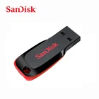 USB флеш-накопитель SanDisk, 128 ГБ, USB 2,0, 64 ГБ, 32 ГБ, 16 ГБ