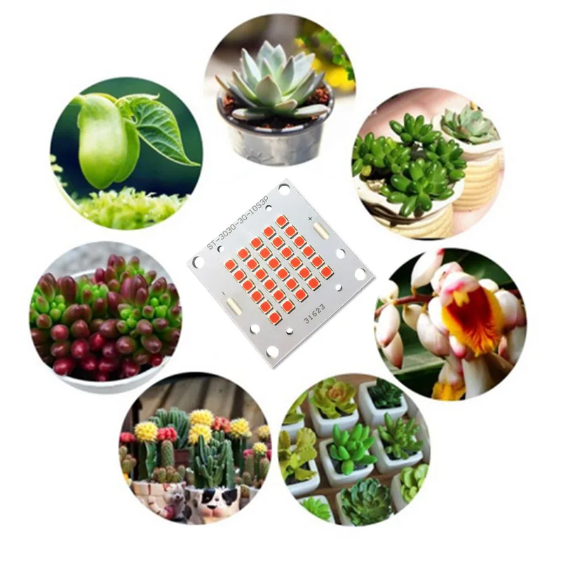 5 шт./лот Sumtang высококачественный светильник полного спектра 30 Вт 3030 34 в PCBA COB