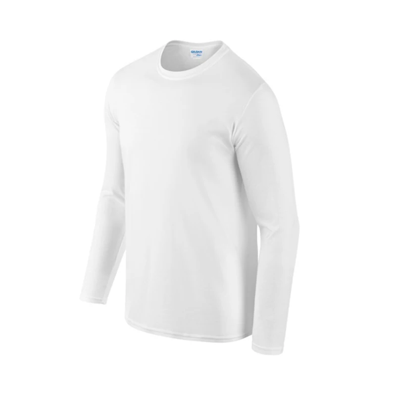 Футболка мужская однотонная из чистого хлопка простая Удобная Повседневная