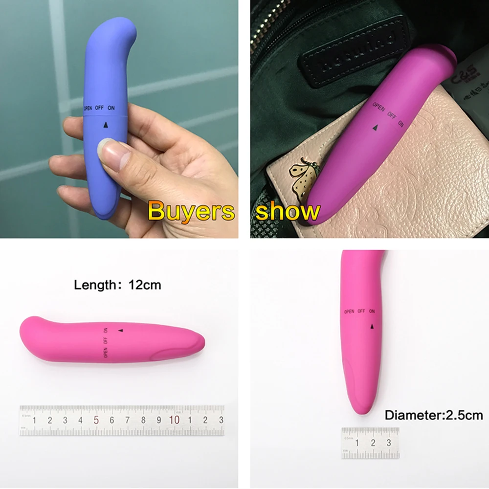 Мощная карманная пуля G-Spot Вибраторы для начинающих Стимуляция клитора Секс
