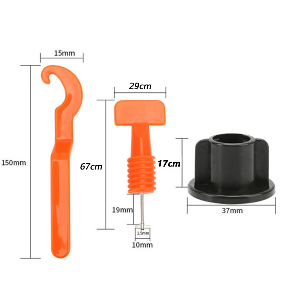 

151pcs Reusable Tile Leveling System Level Wedges Tile Spacer for Tiles Flooring Wall Tile Leveling System Kit Construction Tool