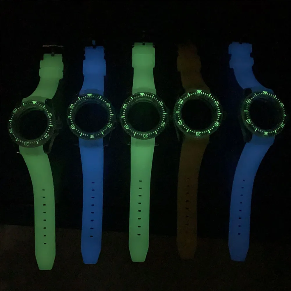 For NH35 Strap Luminous Watch Case 40MM Watch Case Watchband for NH36 Movement