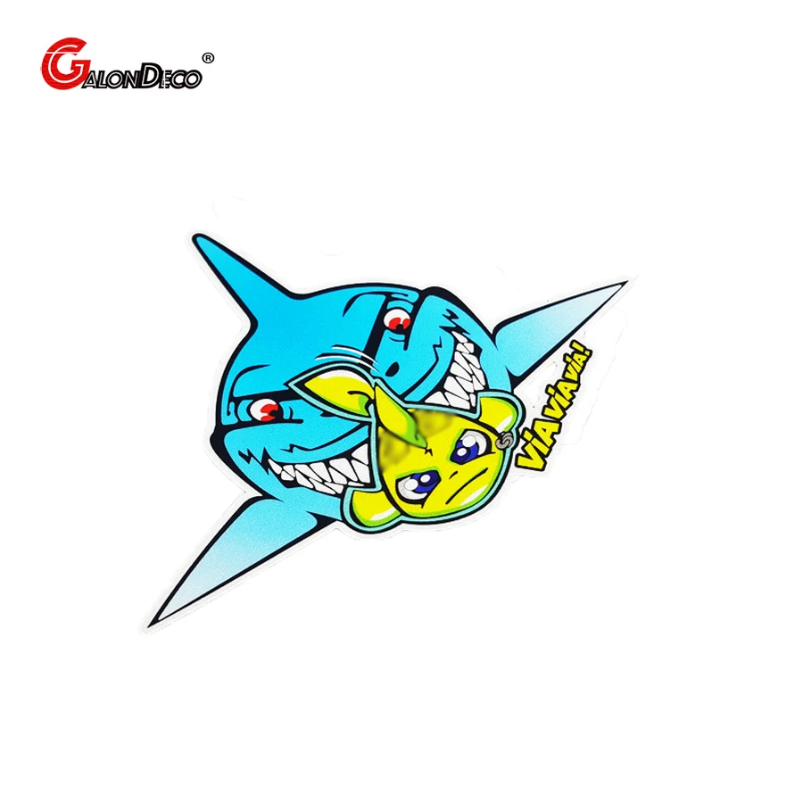 Мотоциклетные наклейки G185 для шлема Виниловая наклейка с мультяшным рисунком