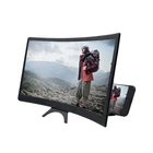 12-дюймовый большой экран, 3D HD усилитель, изогнутый экран, мобильная лупа для экрана смартфона, новое поступление