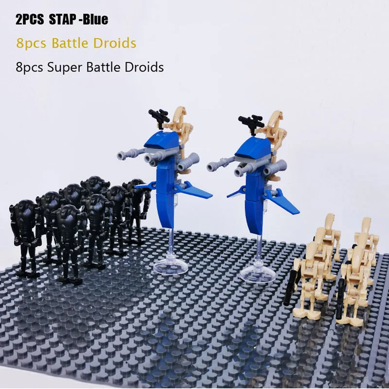 Новый Разрушитель Droid Spider Imperial At St AT клон Walker SW441 Droideka битва мини детский