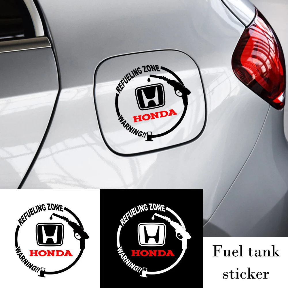 Стикер для автомобиля крышка топливного бака виниловая модная Наклейка Honda Mugen