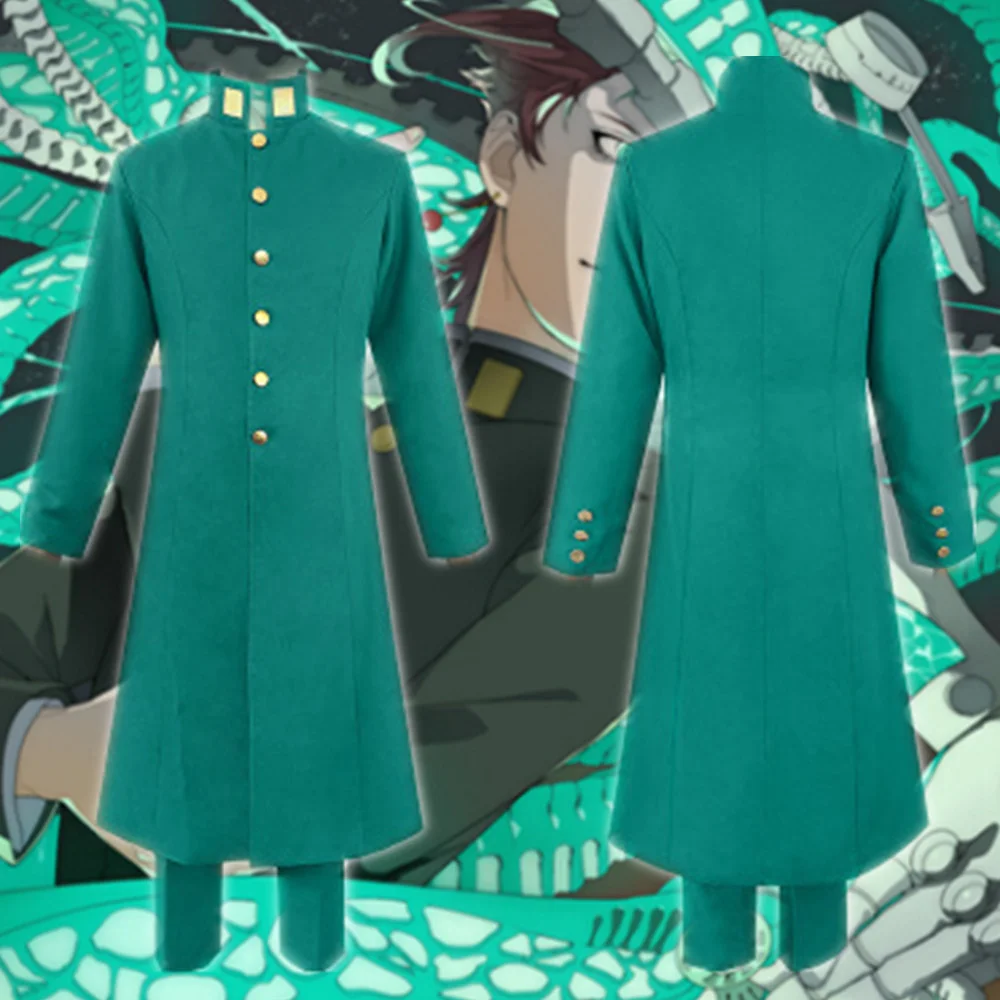 Anime JoJo's Bizarre Adventure Cosplay Noriaki Kakyoin Cosplay Costume Anime Cosplay Outfits Suits Halloween Costumes