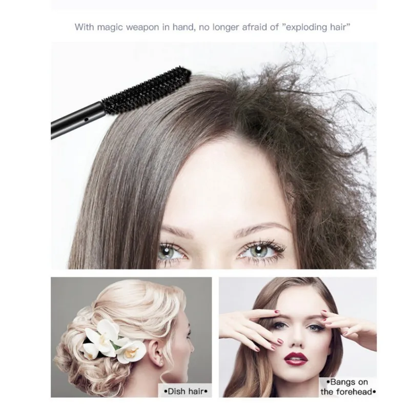 Грязная отделка для волос маленькая расческа стойкая фиксация стиля