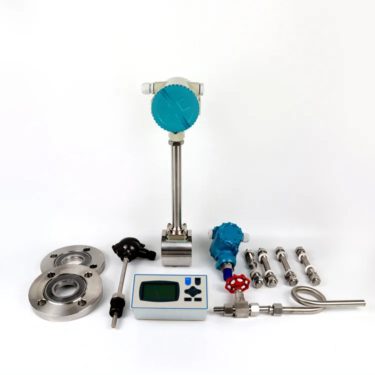 

High performance 4~20 mA output vortex gas meter digital liquid gas steam vortex flow meter