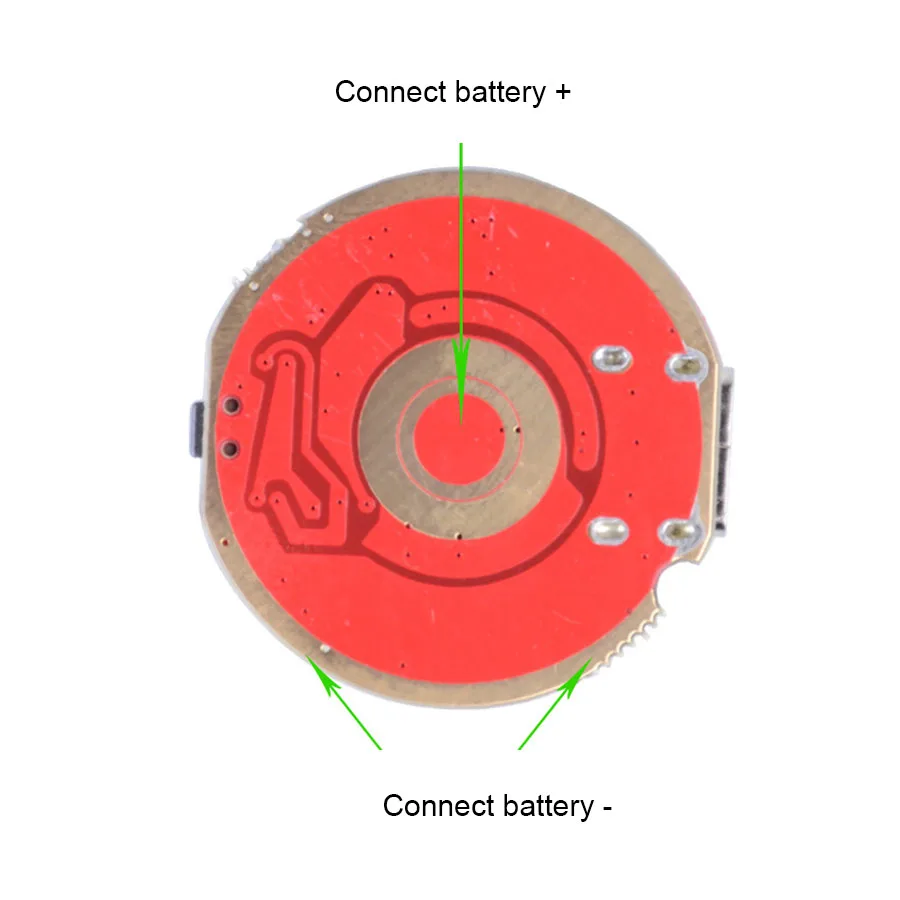 Печатная плата с плавным затемнением для аккумулятора XHP50 T6 L2 XPL USB-C боковым