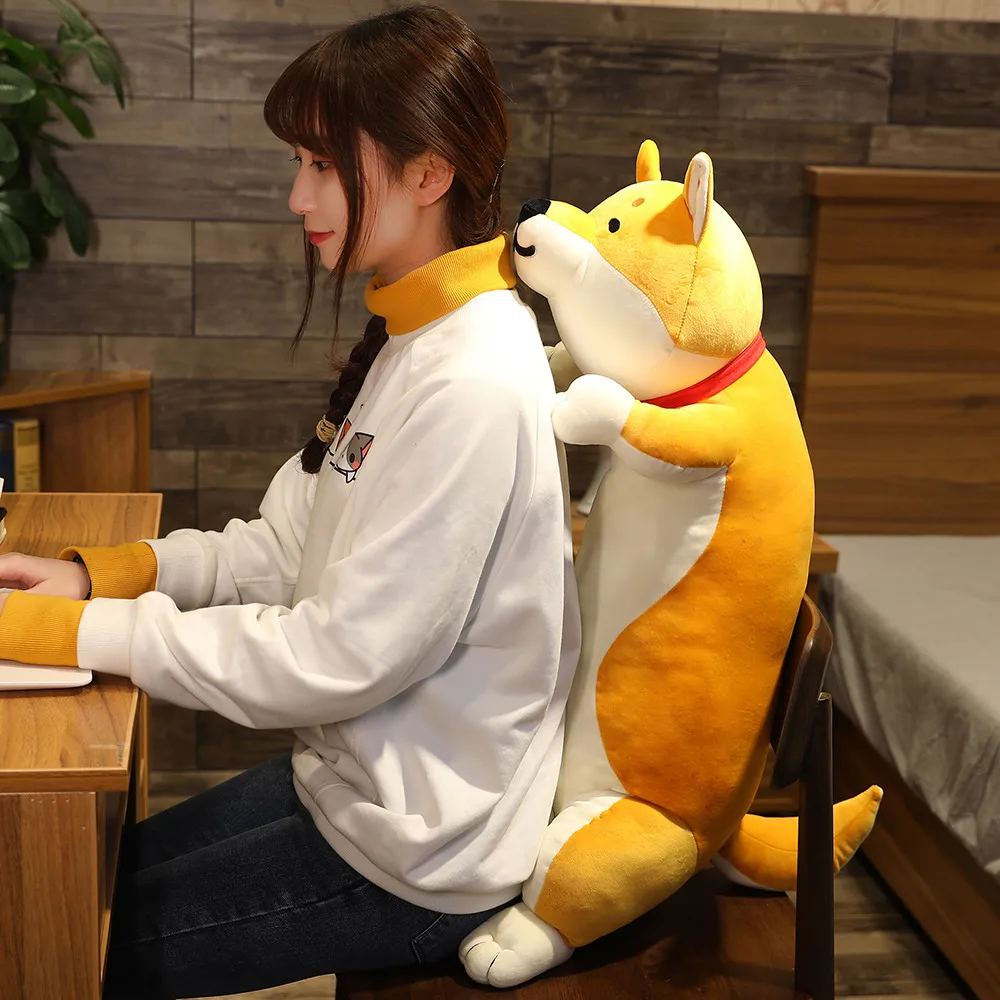 Симпатичная плюшевая игрушка-подушка кот Сиба-ину 60-120 см | Игрушки и хобби