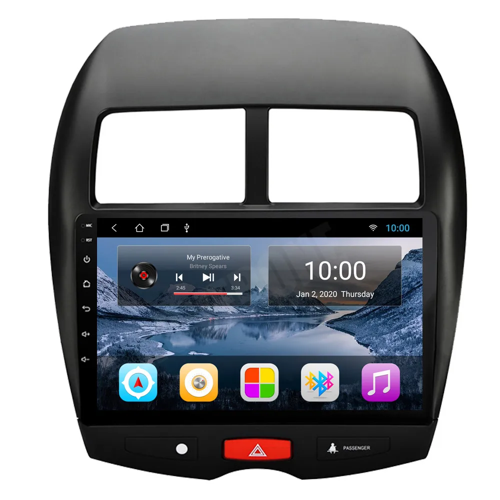 Android 10 для Mitsubishi ASX Peugeot 4008 Citroen C4 автомобильное радио стерео GPS навигация медиа