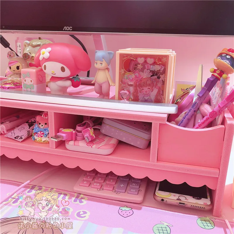 Розовое дерево Тетрадь увеличение кронштейн компьютерный настольный компьютер