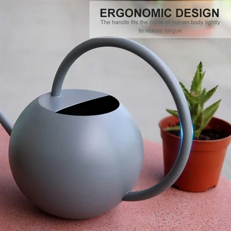 

1L Stainless Steel Watering Can Garden Flower Plants Long Mouth Sprinkling Pot Dropshipping