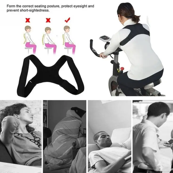 Новый Корректор осанки для позвоночника защитный бандаж спины поддержка плеч