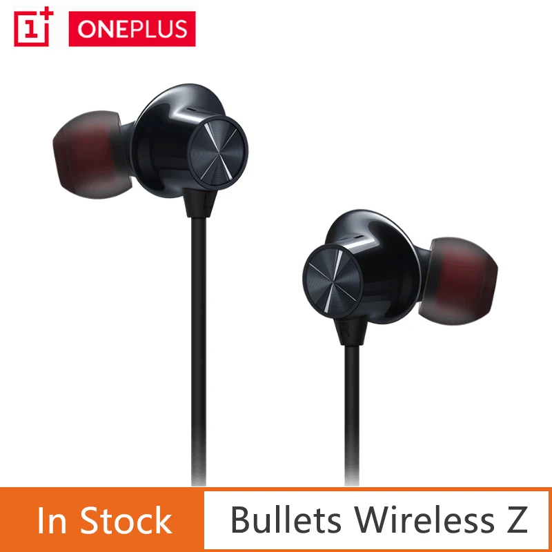 Оригинальные беспроводные наушники OnePlus Bullets Z с Bluetooth и магнитным управлением