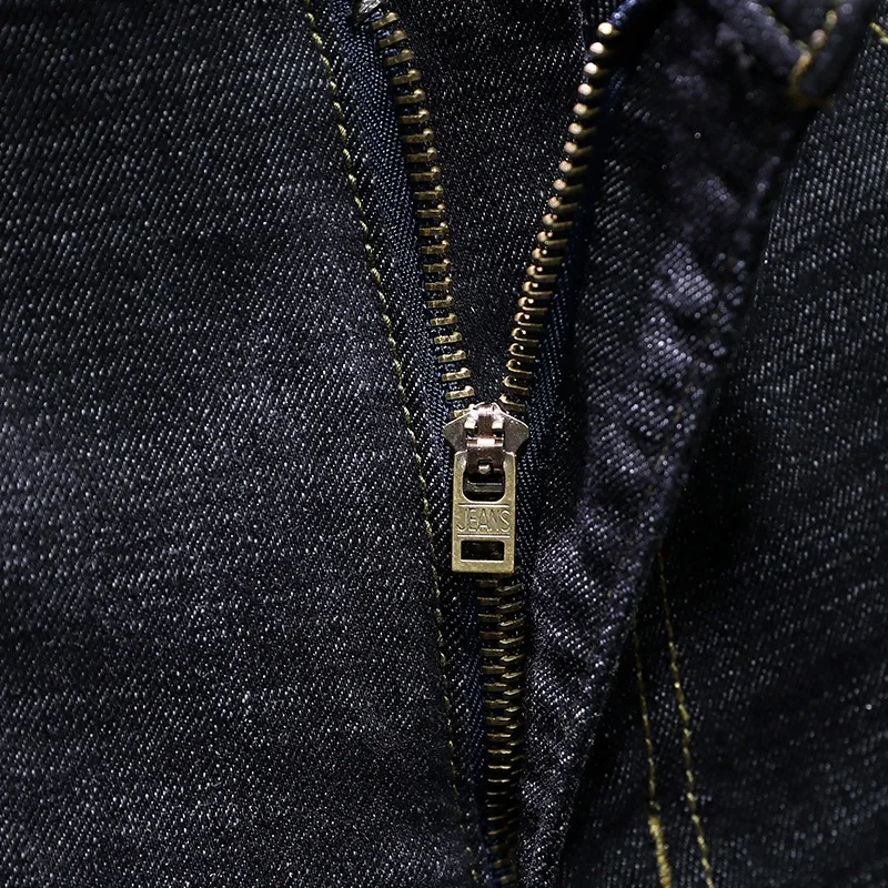 Мужские черные индивидуализированные облегающие джинсы модные повседневные