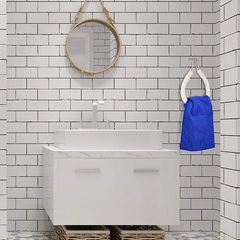 Набор веревок для держателя туалетной бумаги старинный промышленный настенный