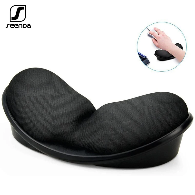 Коврик для мыши SeenDa из пены с эффектом памяти подставка под запястье клавиатурой