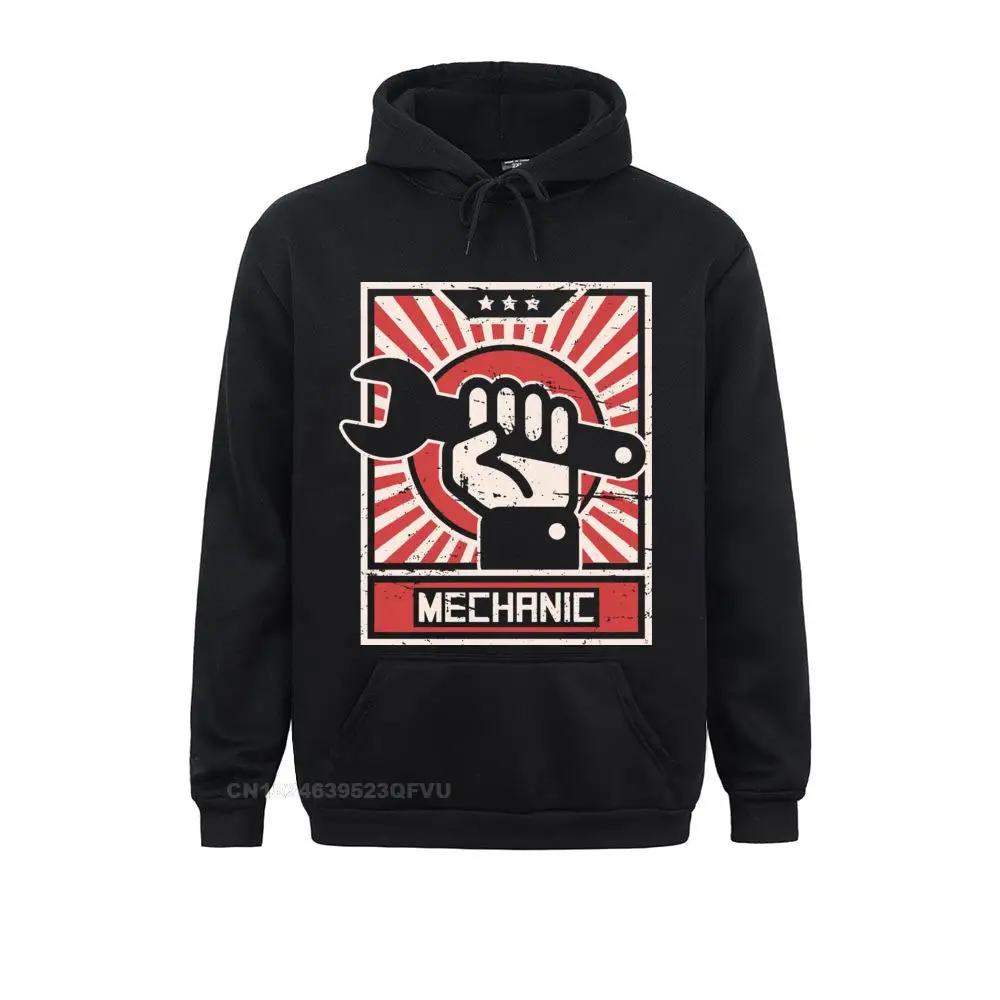 

Mechanic Propaganda Sweater Men's Pure Cotton Novelty Hoodie Car Fix Engineer Camisas Hombre Wholesale