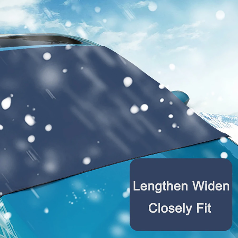 

Car Sunshade Cover Protector Car Windshield Snow Sun Shade Magnetic Waterproof Cover Automobile Front Windscreen Cover