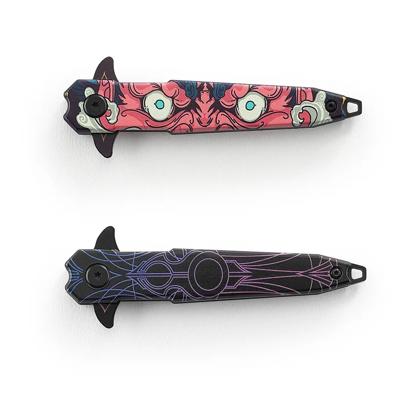 

SR SR333A Folding knife 5Cr15 Blade Aluminum Handle Outdoor High Hardness Camping Survival Tactical Knife csgo Stiletto Knife