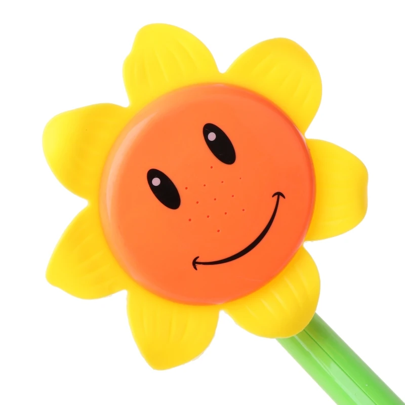 

Cartoon Sunflower Water Shower Electric Sprinkler Spray Toddler Baby Bath Toys X37B