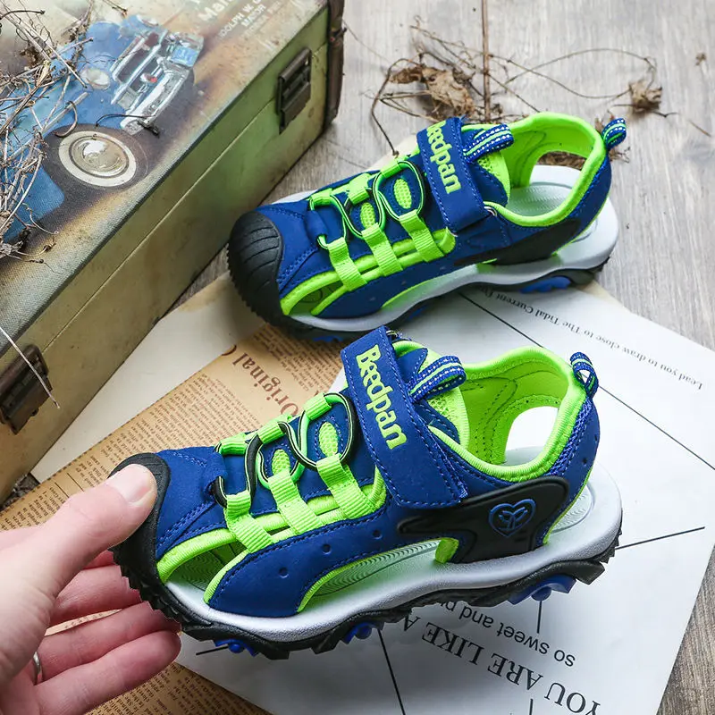 Детские сандалии для мальчиков летняя повседневная обувь Нескользящие модные