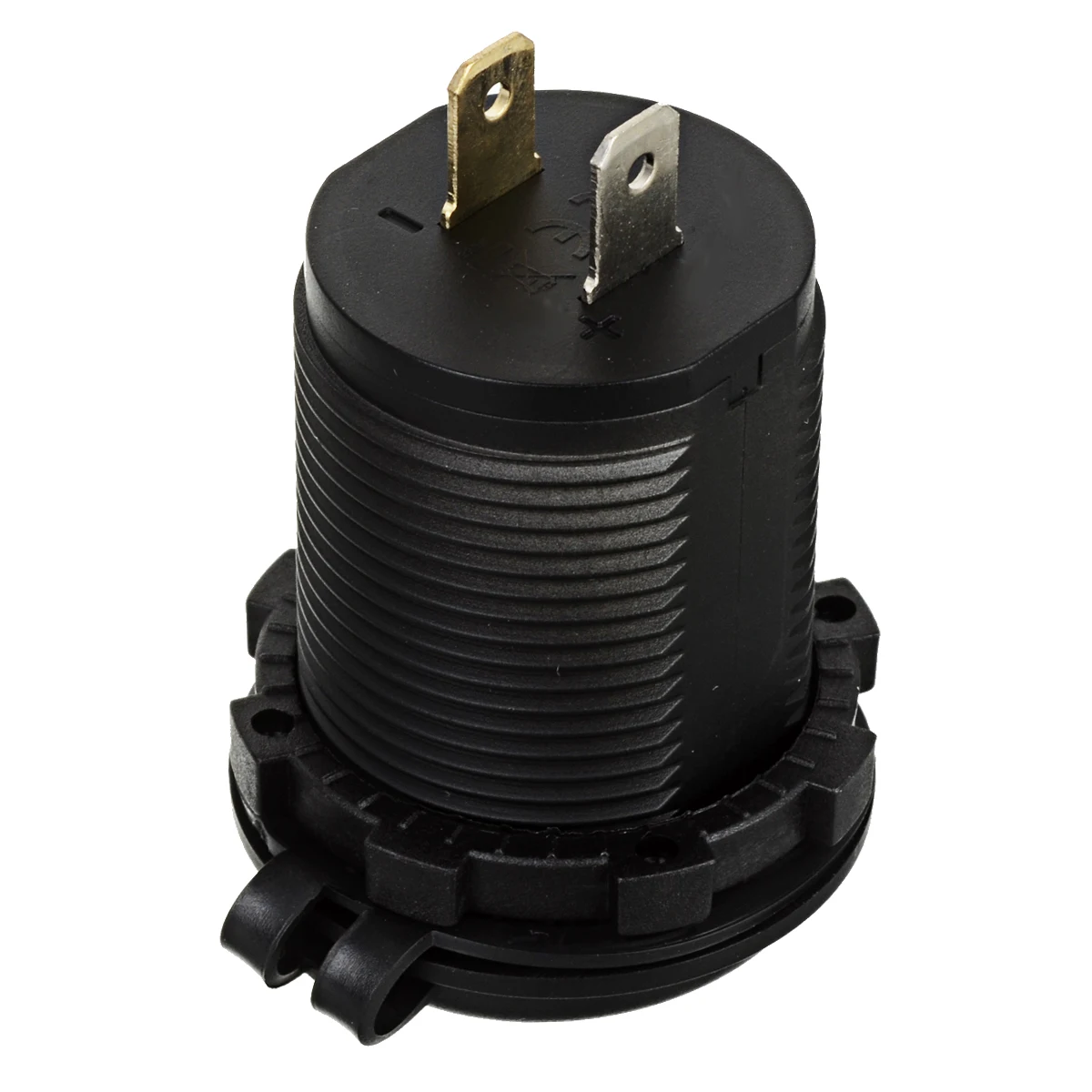 DIY водонепроницаемый двойной USB разъем зарядного устройства 4.2A 2.1A + 12 24V розетка