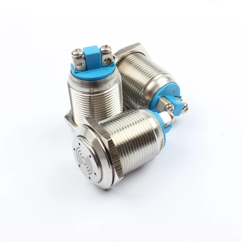 19 мм металлическая Водонепроницаемая нержавеющая сталь со светодиодной