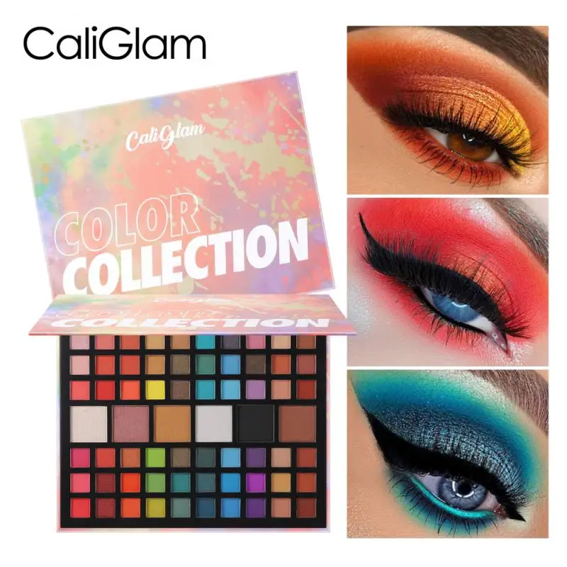 

66 Colors Eyeshadow Palette Bright Color Pearlescent Matte Sequins Long Lasting Pigment Shimmer Eye Shadow Makeup maquillage