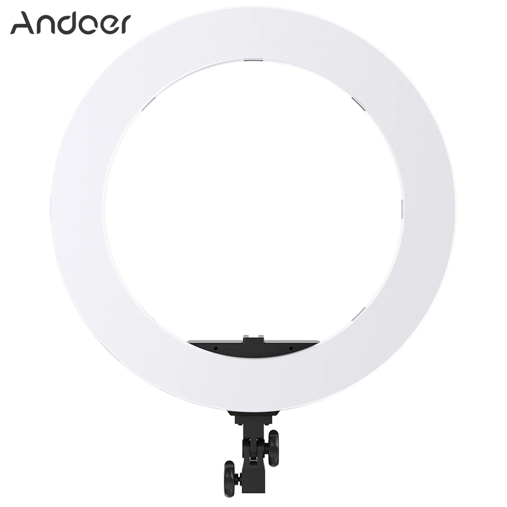 Andoer HD 18S для фотостудии кольцевой светильник фотосъемки ing 252 шт. SMD светодиодный