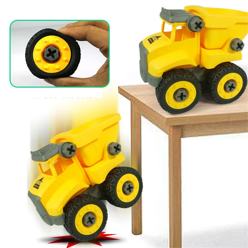 9 kinds DIY Assemble Engineering Vehicle Educational Toys For Boys Nut Screw 3D Model Building Kits | Игрушки и хобби