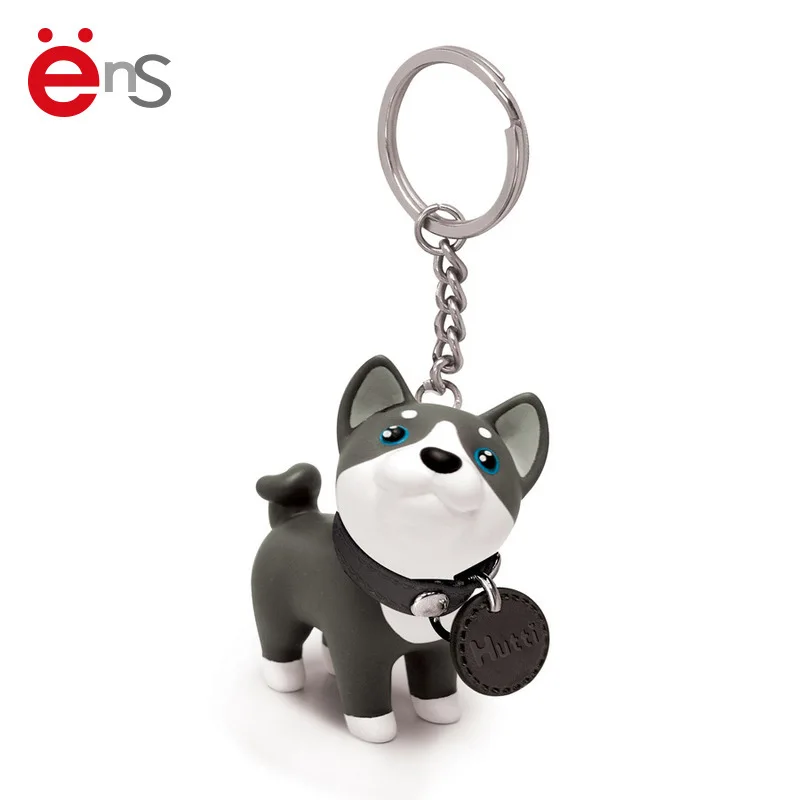 

Exquisite Cute Dog Keychain PVC Environmental Protection Natural Resin Doll Keychain Car Bag Accessories Gift