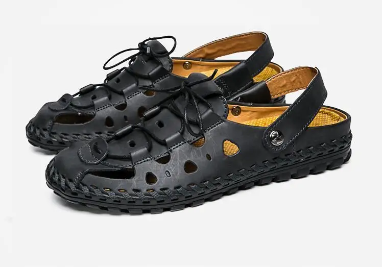 Мужские модные сандалии летние мужские пляжные брендовая мужская повседневная