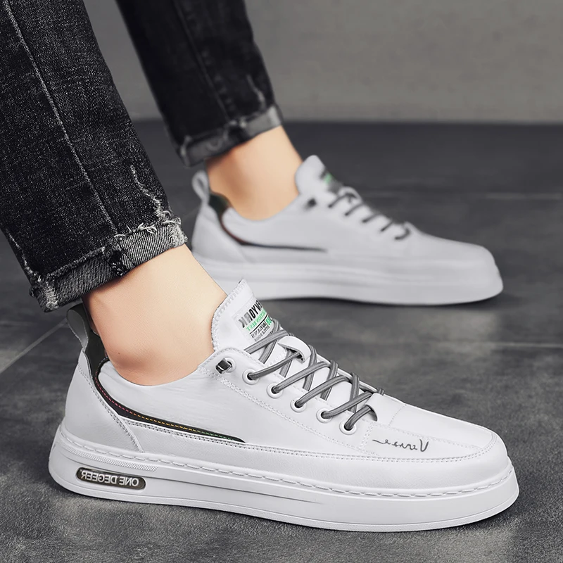 

Мужская повседневная универсальная обувь, повседневная удобная и дышащая мужская обувь для мужчин, дизайнерская высококачественная искусственная обувь