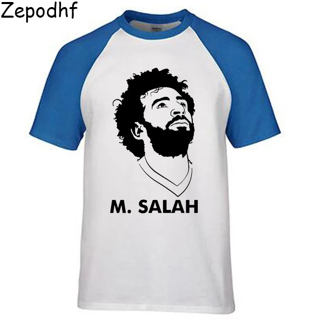 10 Мужская Высококачественная Футболка с принтом Mohamed Salah Ghaly Egypt World Play jersey liverpoles, повседневный трикотажный топ - Цвет: 10